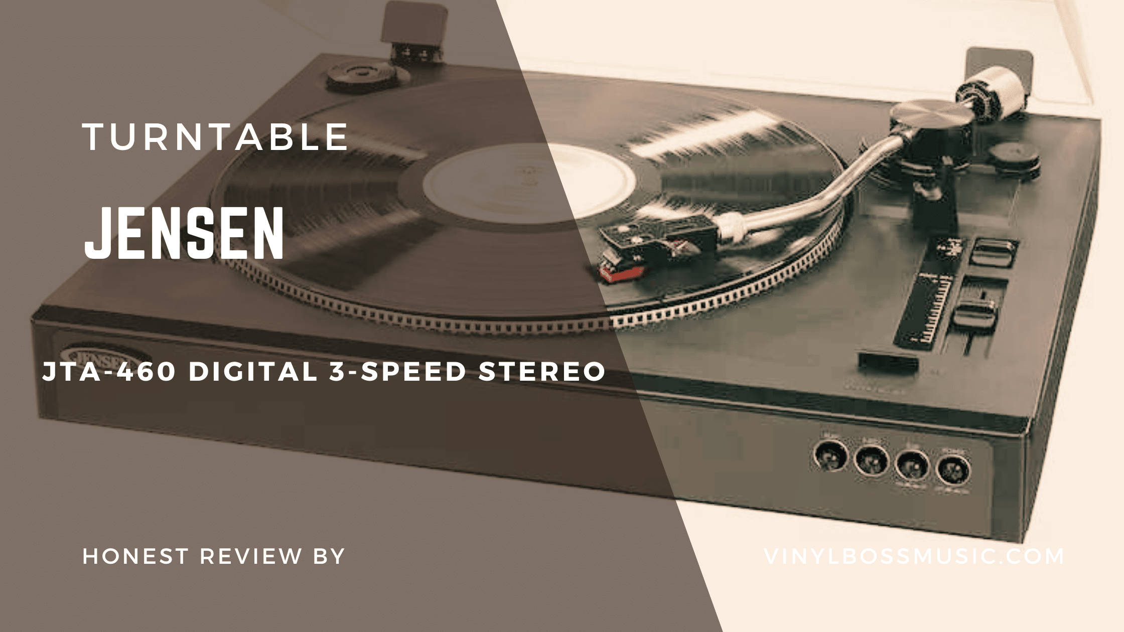 JENSEN JTA-460 Digital 3-Speed Stereo Turntable Review