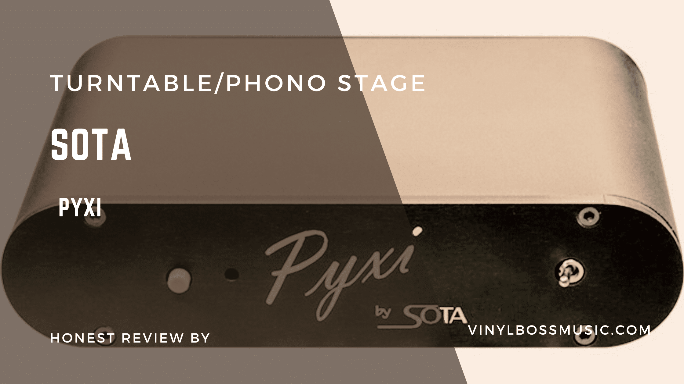 SOTA Pyxi Turntable Part/Phono Stage Review